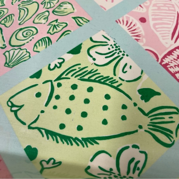 Vintage Lilly Pulitzer Patchwork Melamine Tray Large - Picture 2 of 12